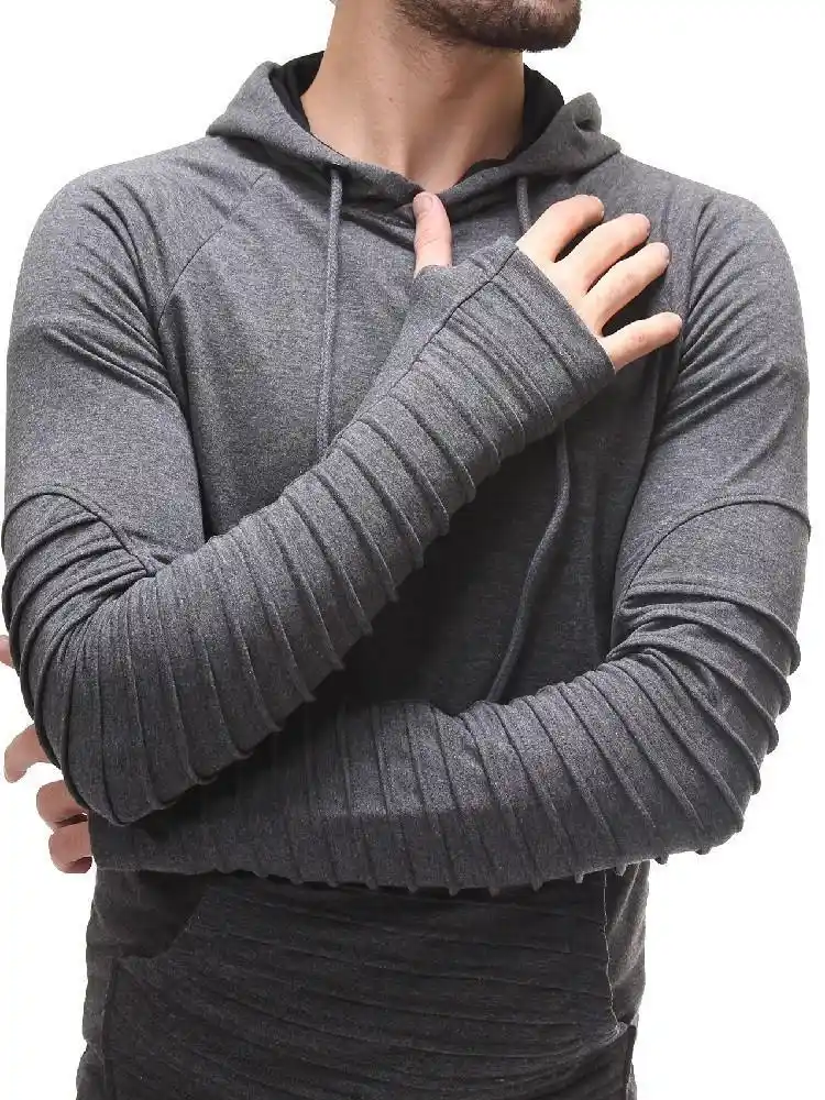 New Fashion Men's Skinny Hoodie Hooded 