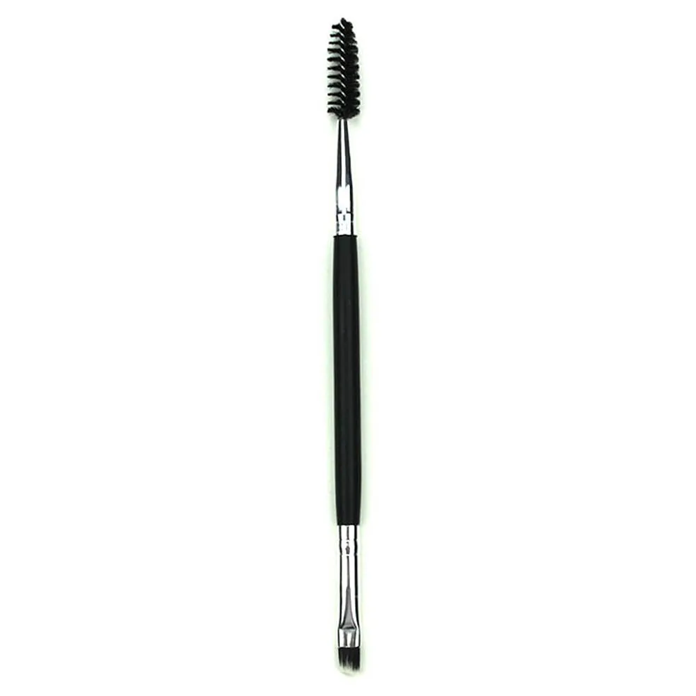 Duo Angled Eyebrow Brush Spoolie Eye Brow Makeup Comb with Thin Angle