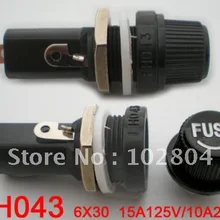 Держатель предохранителя FH043 для 6x30 мм Fuse10A 250 V 80 шт в партии