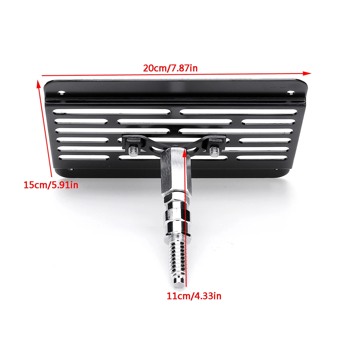 Bumper Tow Hook License Plate Mount Bracket For SUBARU WRX STI 2015 16 17 2018