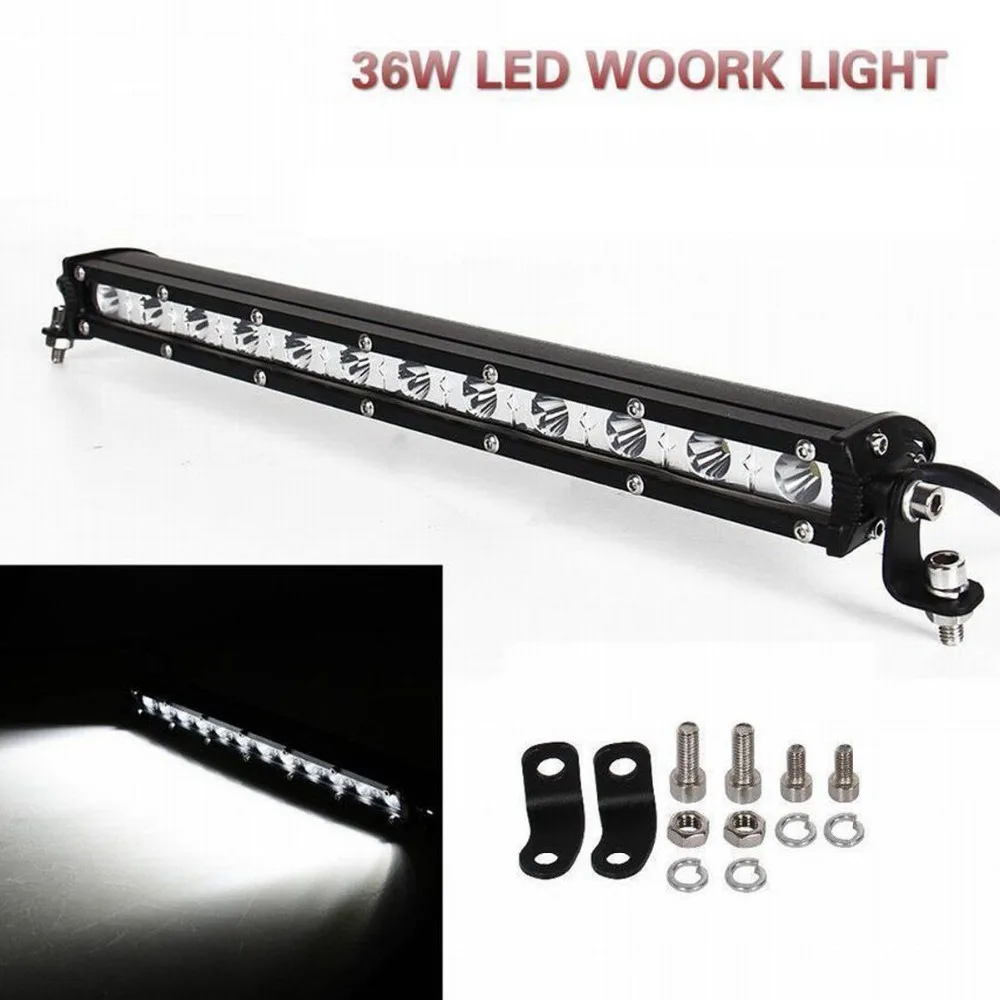 

iSincer 13inch Spotlight LED Work Light Bar with Cree Chips Lamp Headlight Offroad Car Bulb ATV SUV Boat Trucks for Jeep BMW