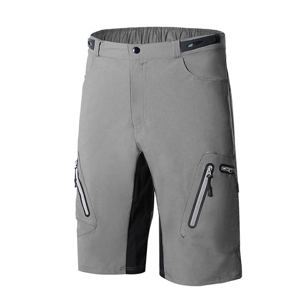 Новые мужские спортивные шорты дышащие быстросохнущие для на открытом воздухе езда на велосипеде Бег Альпинизм BF88 - Цвет: Серый