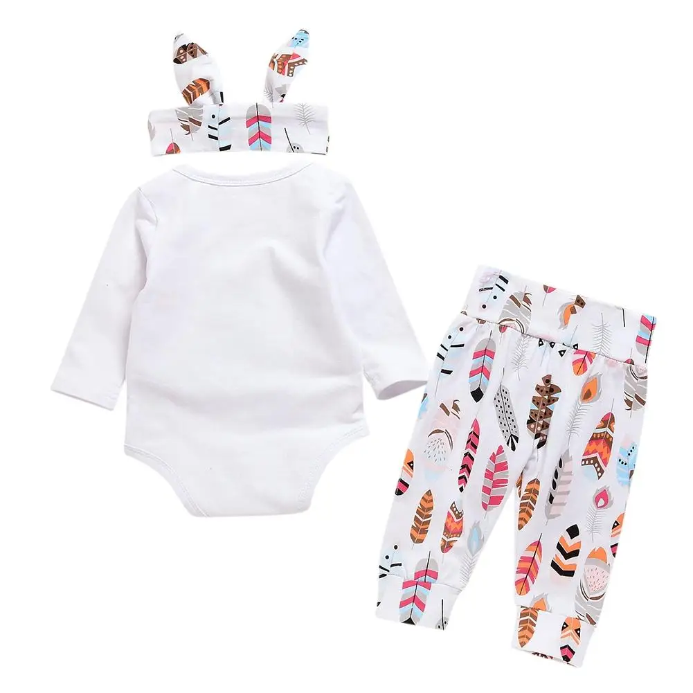 Kidlove/комплект детской одежды унисекс из 3 шт. яркий комбинезон с принтом в виде