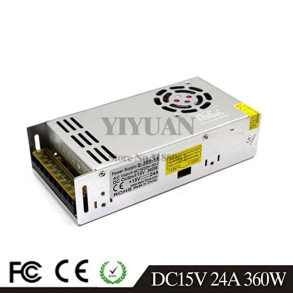 15V360W
