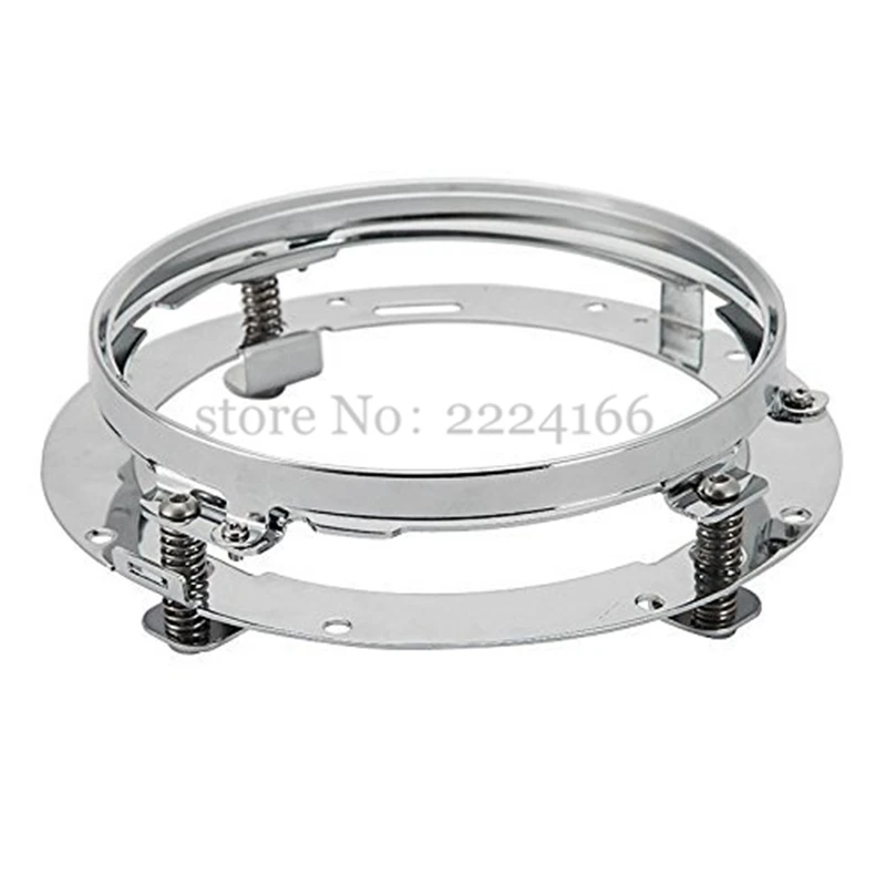 

SITAILE 7inch Round Mounting Bracket Ring 7 inch led Headlight Bracket stainless steel for Harley Motorcycle Harley Davidson