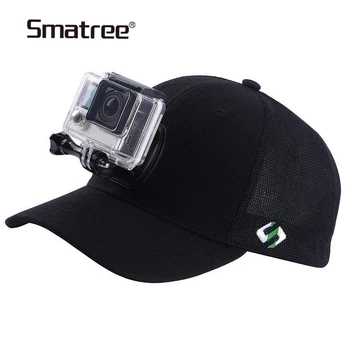 

Smatree Mesh Baseball Hat Cap for GoPro Hero 5 Session, Hero 7/6/5/4/3+/3/2/1 (L 58-60cm) Black for Sport camera Accessories