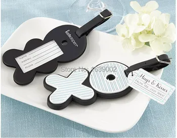 

Hot Sale Hugs and kisses OX design Luggage Tag wedding Favors Party Gift 50pcs