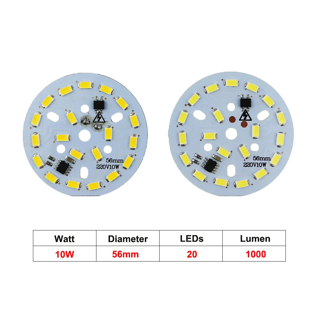 10 шт. светодиодный светильник, источник 220 В, интегрированный IC драйвер, светодиодный светильник 3 Вт 5 Вт 7 Вт 10 Вт 12 Вт 15 Вт 18 Вт 24 Вт 36 Вт 5730 SMD для дома, светильник ing JQ