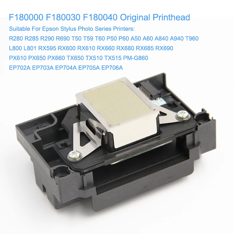 F180000 печатающая головка для Epson T50 T60 P50 P60 R280 R285 R290 R295 R330 TX650 RX610 RX690 PX660 PX610 L801 L800 принтер