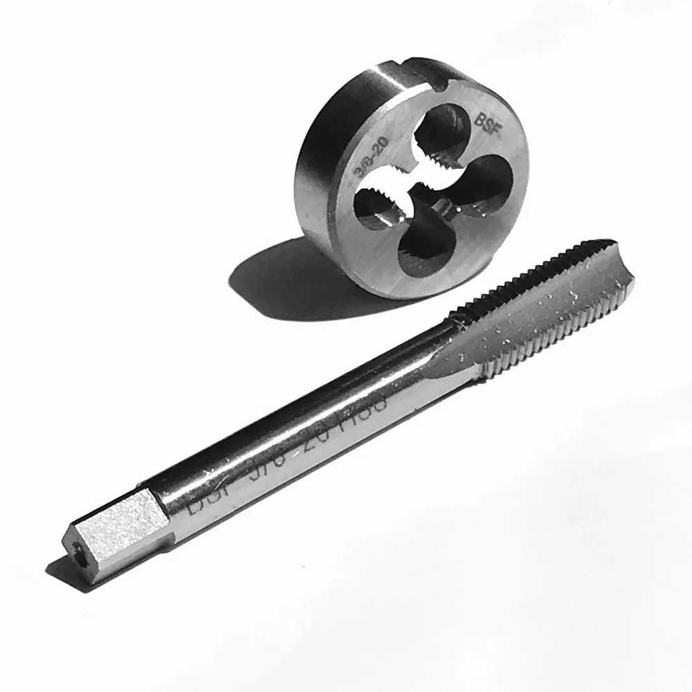 HSS Die 3//8 x 20 BSF 1/" OD