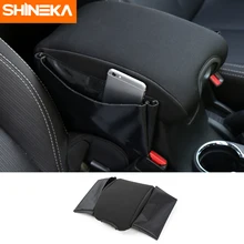 SHINEKA Multifunzionale Panno di Decorazione di Interni Auto Sedile Braccioli Pastiglie Copertura Misura per Jeep Wrangler JK 2011-2017 Car Styling