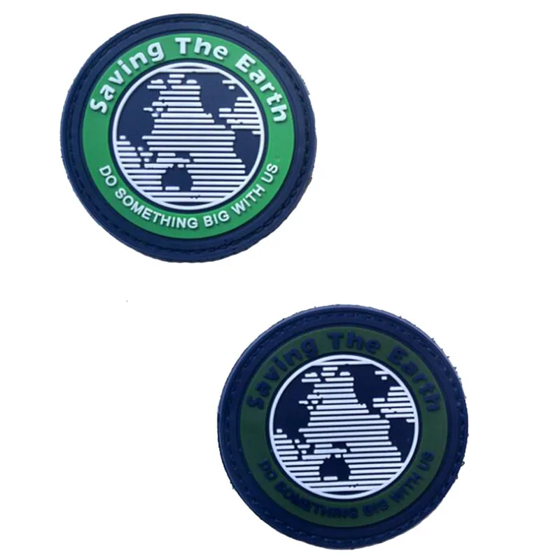 Повязка на руку из ПВХ и эпоксидной смолы с надписью Save The Earth|Заплатки| |