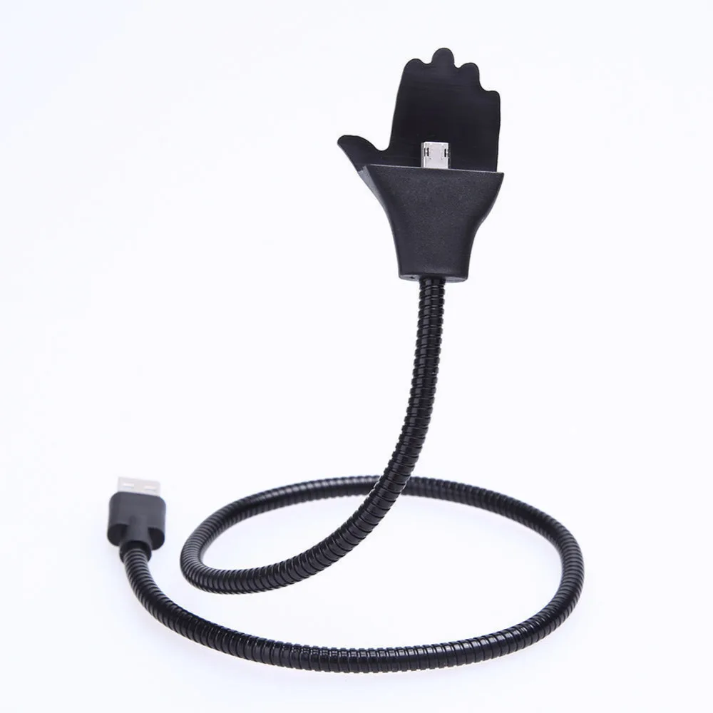 Ленивый кронштейн для подставки USB кабель зарядки гибкий держатель телефона