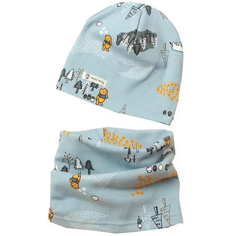Новая детская шапка с изображением динозавра комплект шарфом вязаные шапки для