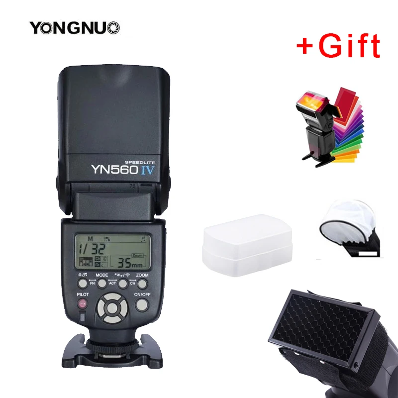 

YONGNUO YN560IV 560IV 2.4G Wireless Flash Speedlite Light for Canon 6D 7D 60D 70D 5D2 5D3 700D 650D 5D mark II III IV