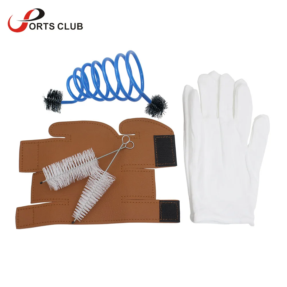 

New Arrival! High Quality 3 in 1 Trumpet Accessory Gloves Cleaning Kit Protective Cover Case Synthetic Leather