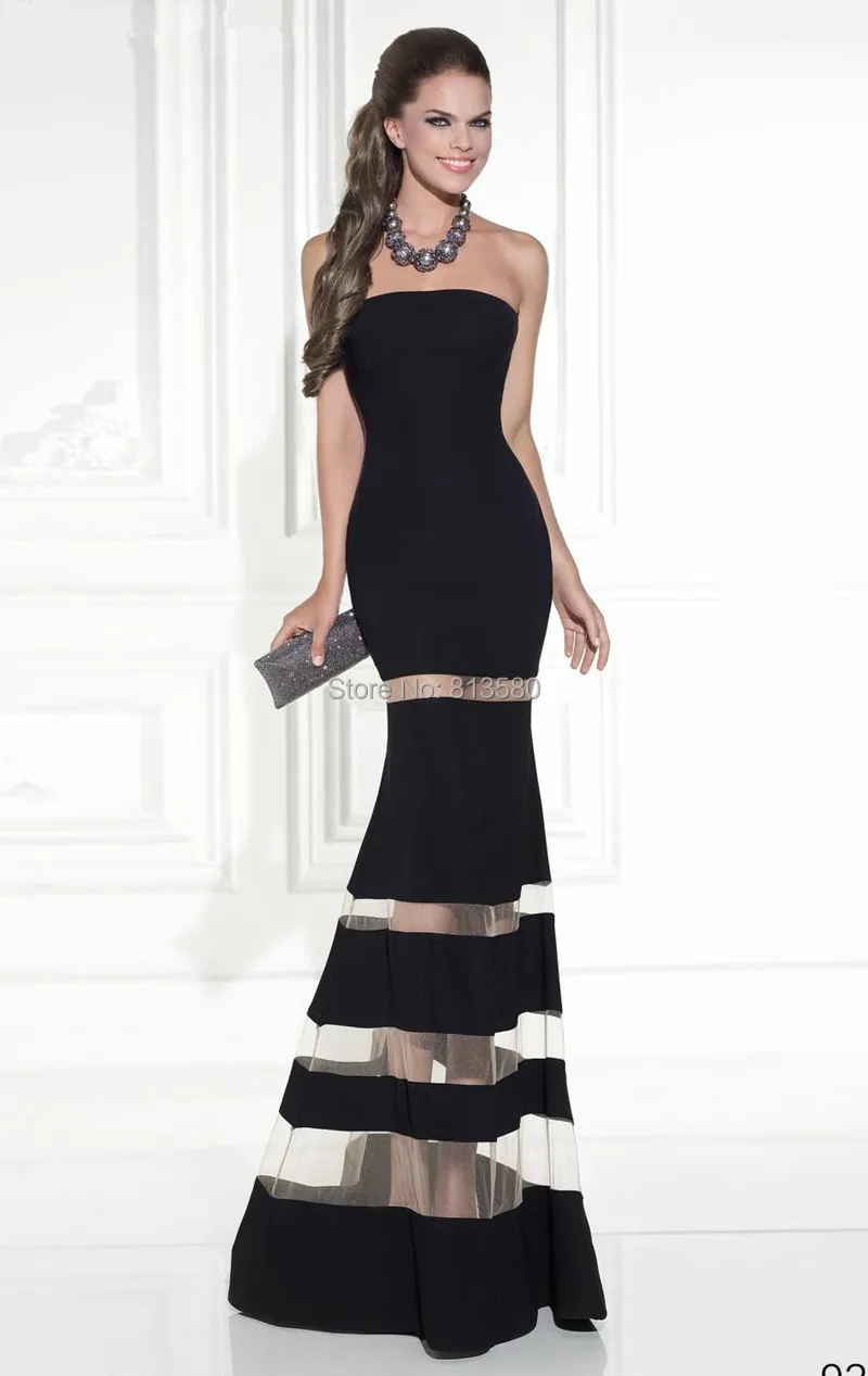 black gown for gala night