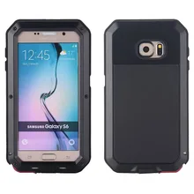 Lihnel для Samsung Galaxy S6 1:1 doom Броня грязи Водонепроницаемый противоударный алюминиевый Gorilla металла влияние чехол для Samsung Galaxy S6