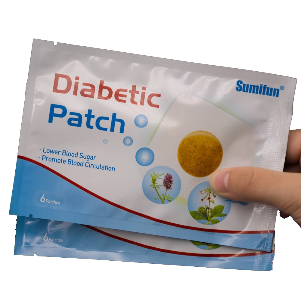 Sumifun 60Pcs Diabetic Patch Stabilizes Lower Blood Sugar Promote Blood Circulation Patch Natural Herbs Plaster Treatment-2