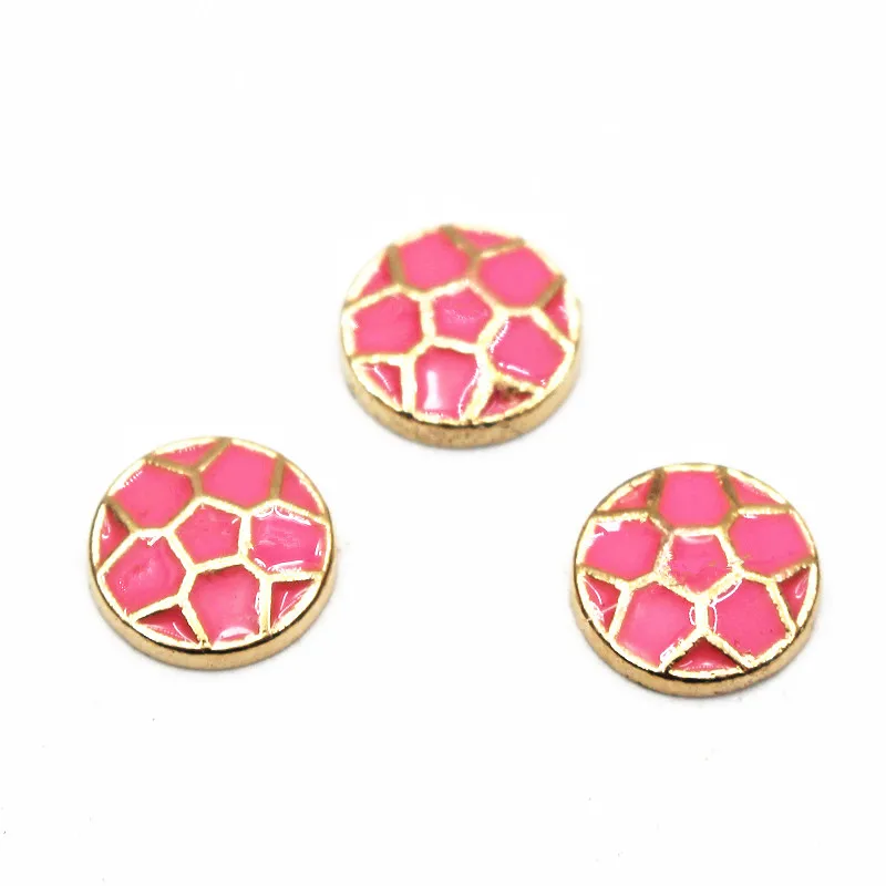 Новое поступление 10 шт./лот розовые Черные Подвески в виде футбольного мяча