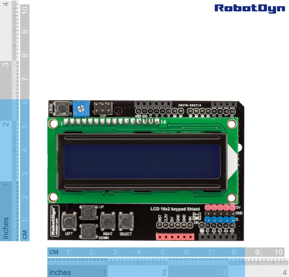 Модуль экрана и кнопок для Arduino (СИНИЙ)|keypad kid|keypad housingdisplay stand for bags |