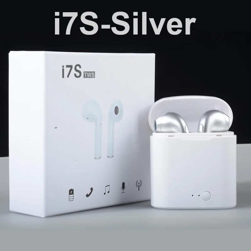 (Инвентарь США) беспроводные наушники Mini i7S I7 TWS V4.2 Bluetooth с зарядным устройством