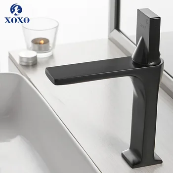 

XOXO Basin Faucet Chrome Cold and Hot Brass Single Handle Basin Mixer Tap Bath Faucet Brass Sink Water Crane Silver 20075