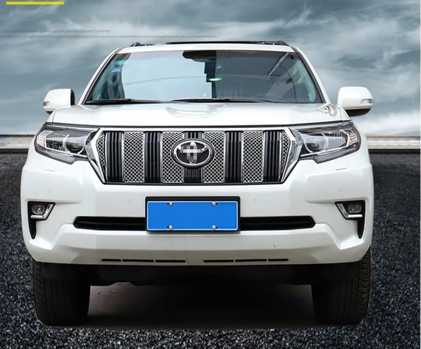 Для Toyota Land Cruiser Prado fj150 FJ 150 2018 2019 Accessori Авто Insetto скрининг Maglia Griglia Anteriore | Автомобили