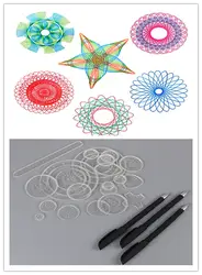 Линейки для рисования Spirograph Deluxe набор спиральные конструкции устройство для блокировки и колеса взрослых детей развивающие игрушки