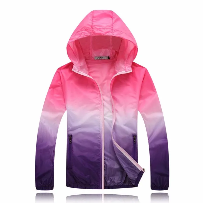 2017 Новая Мода Тонкий Светлый Цвет Ветровка Пальто УФ Защита От Солнца Clothing