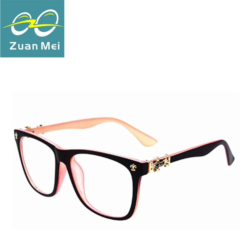 Fashion Optical Reading eyeglasses cross logo frame women men Unisex