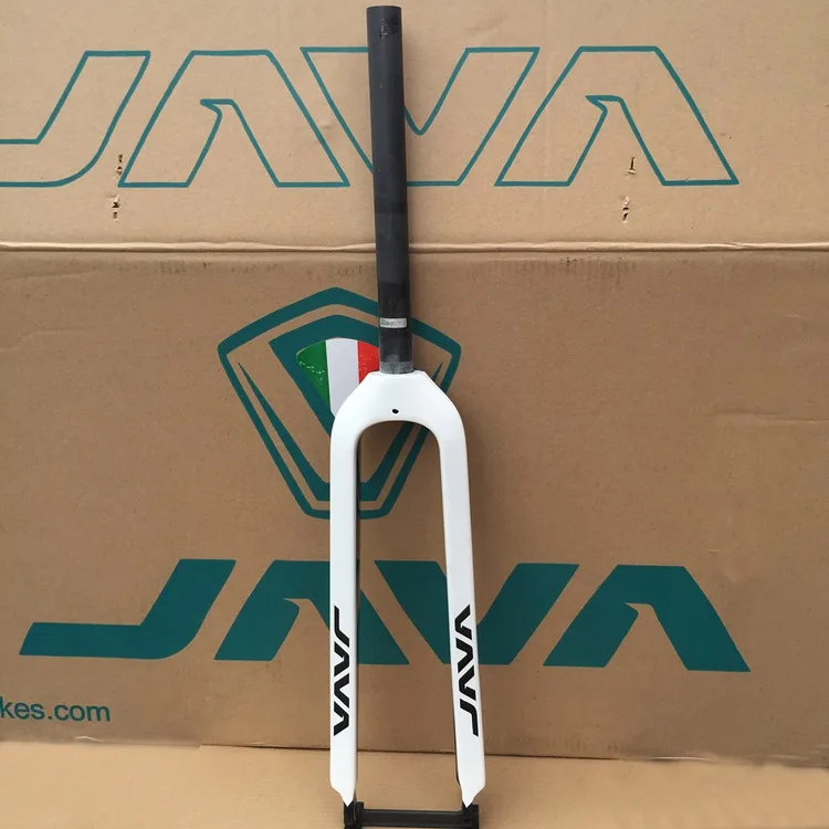 Itally Java Brand 3K Full Carbon Fiber Fork Rigid Fork Disc Brake UD For 26" Inch Mountain Bike