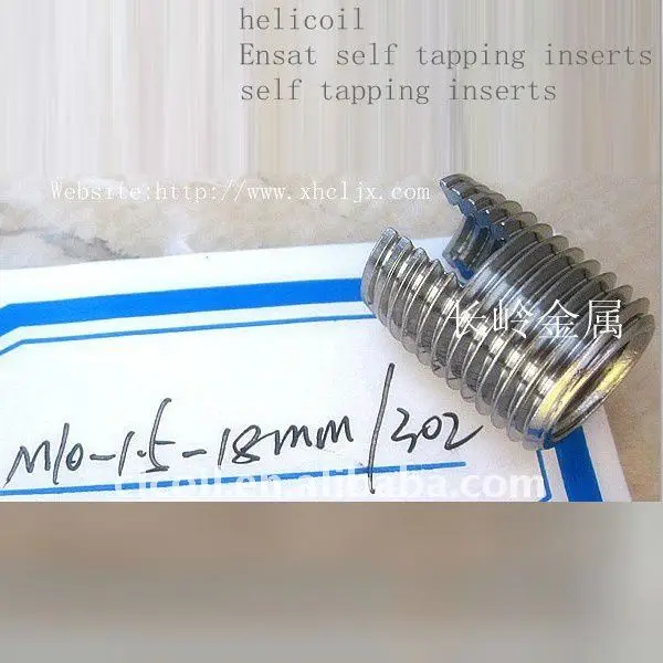 M10*1.5 18mm 302 Ensat Thread Inserts & Helicoil and Ensat self tapping