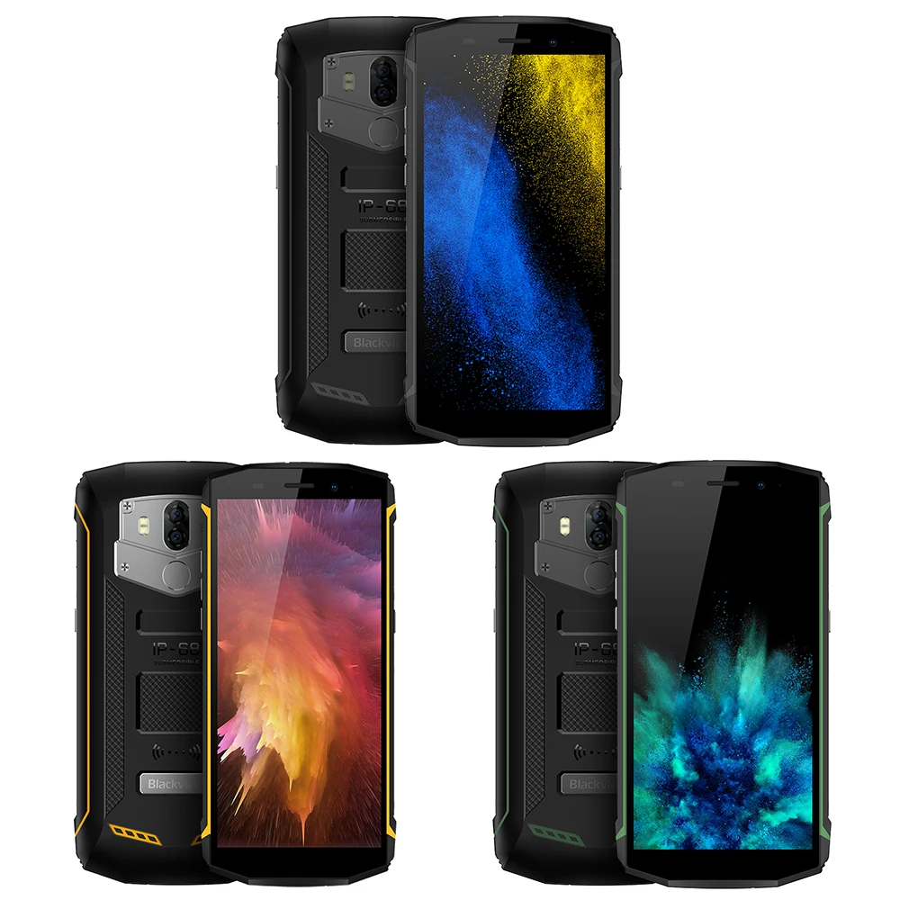 Blackview BV5800 Pro Водонепроницаемый IP68 смартфон 5 &quotHD + четырехъядерный Android 8 1 13MP 8MP NFC