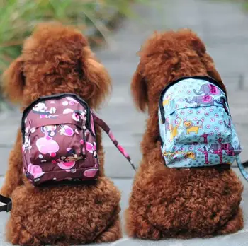 

Various Pet Bag Carrier Puppy School Bag Self Dog Bag Harness Vest Outdoor Portable Travel Tote Including Traction Rope