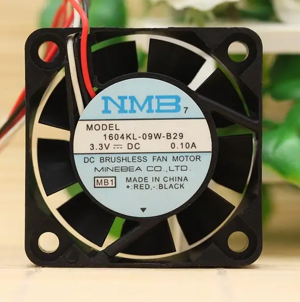 Original NMB 1604KL-09W-B29 4010 3.3V 0.1A 4cm three wire dual ball fan | Компьютеры и офис