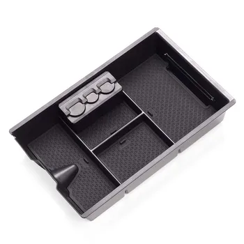 

DJsona For Dodge Ram 1500 Accessories 2009-2018 Armrest Secondary Storage Box Glove Pallet Center Console Tray Divider Stickers