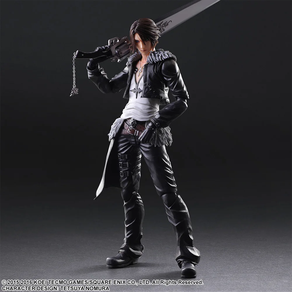 PLAY ARTS 27 см Final Fantasy VII Squall Leonhart фигурка модель игрушки