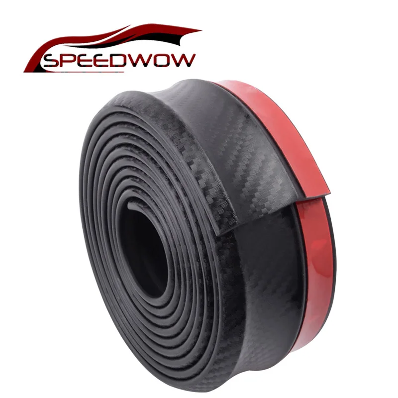 SPEEDWOW 2 5 m/8.2ft автомобильный передний бампер для губ сплиттер 4D Резиновый Бампер