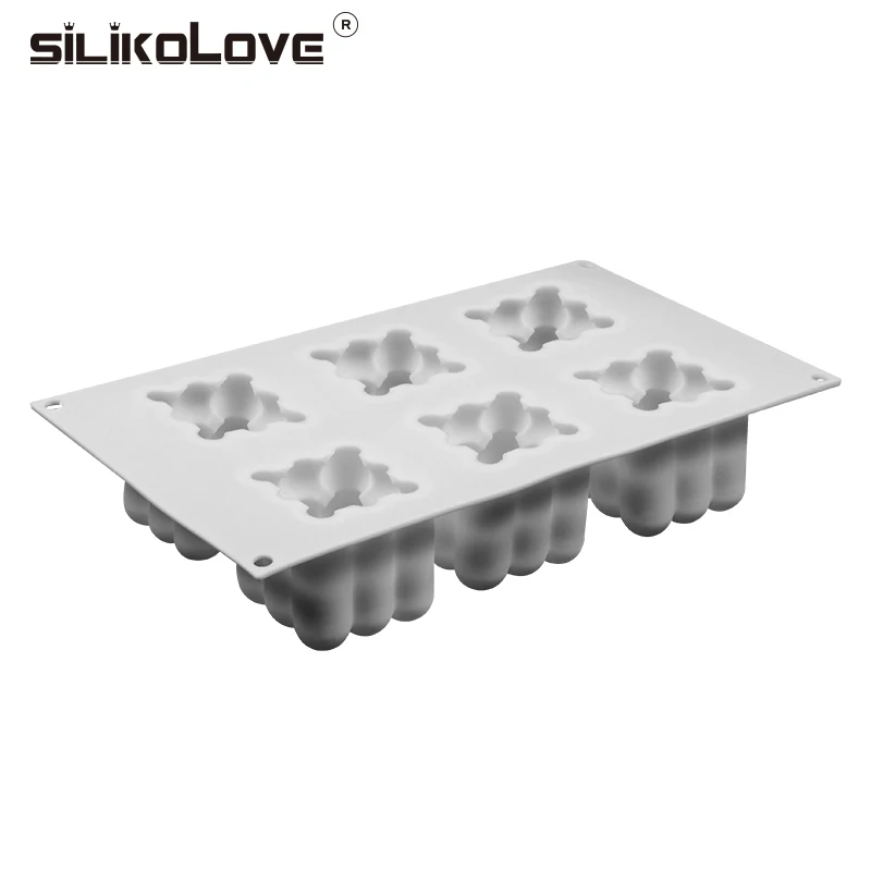 SILIKOLOVE 3D Вишня формы силиконовые формы для выпечки муссов торты квадратный пузырь DIY духовой шкаф с антипригарным покрытием десерт брауни формы торт лоток