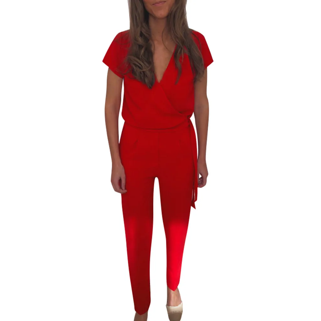 

Summer Sexy Womens Jumpsuit Playsuit Streetwear Solid Sleeveless Women Jumpsuits For Women 2019 Elegant Jump Suit Woman Clothes