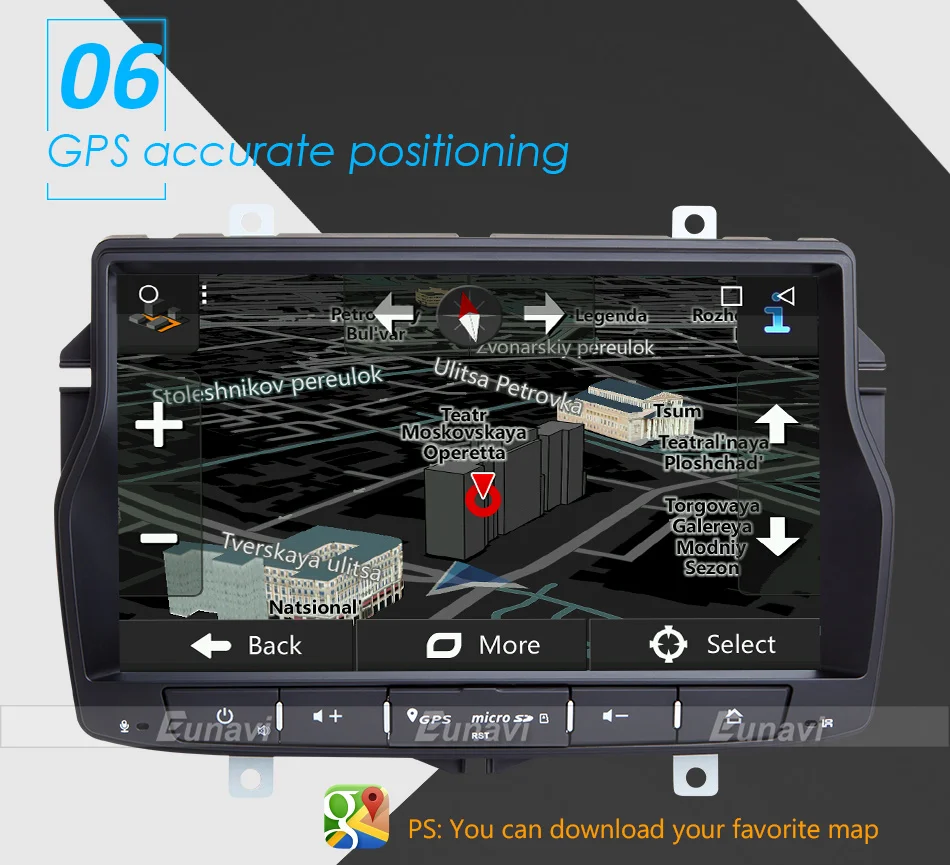 Excellent Eunavi 1 Din 7 inch Android 8.0 Car Radio for Lada Vesta 4G RAM Octa core GPS navigation video stereo multimedia touch screen 11
