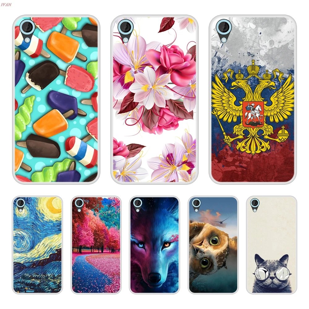 

Case Cover For HTC Desire 820 Soft Silicone TPU Cool Pattern Print For HTC Desire 820 Phone Cases