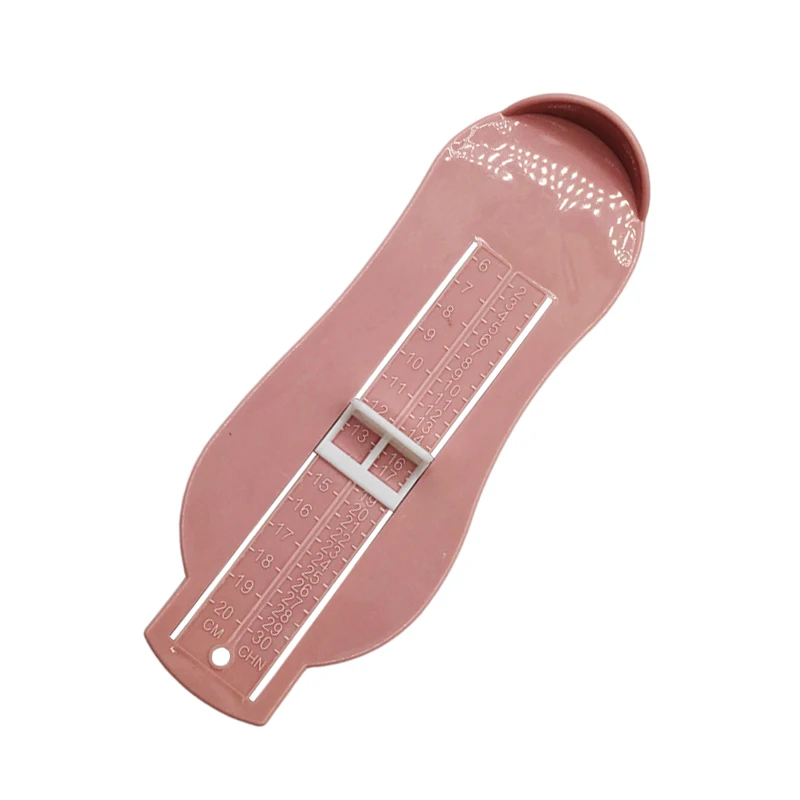 Baby Kid Shoes Size Measuring Ruler Tool Child Infant Foot Measure Gauge Shoe Toddler Infant Shoes Fittings Gauge foot measure - Цвет: Light Pink