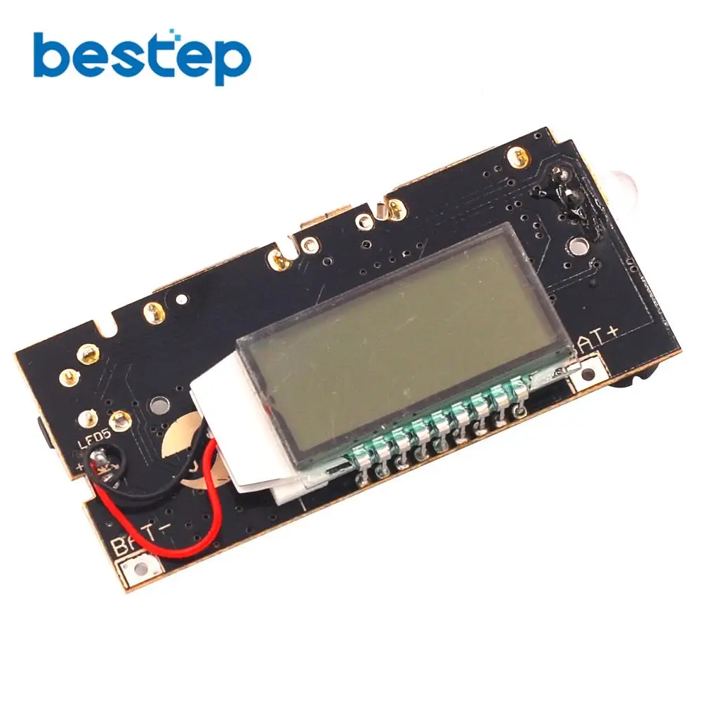 

Dual USB 5V 1A 2.1A Mobile Power Bank 18650 Battery Charger PCB Power Module Accessories For Phone DIY New LED LCD Module Board