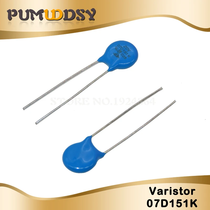 20 шт. Piezoresistor Варистор серии 7D 10D 14D 7D151K 7D220K 10D101K 10D330K 14D471K 14D220K 7D431K 10D621K 10D561K резистор