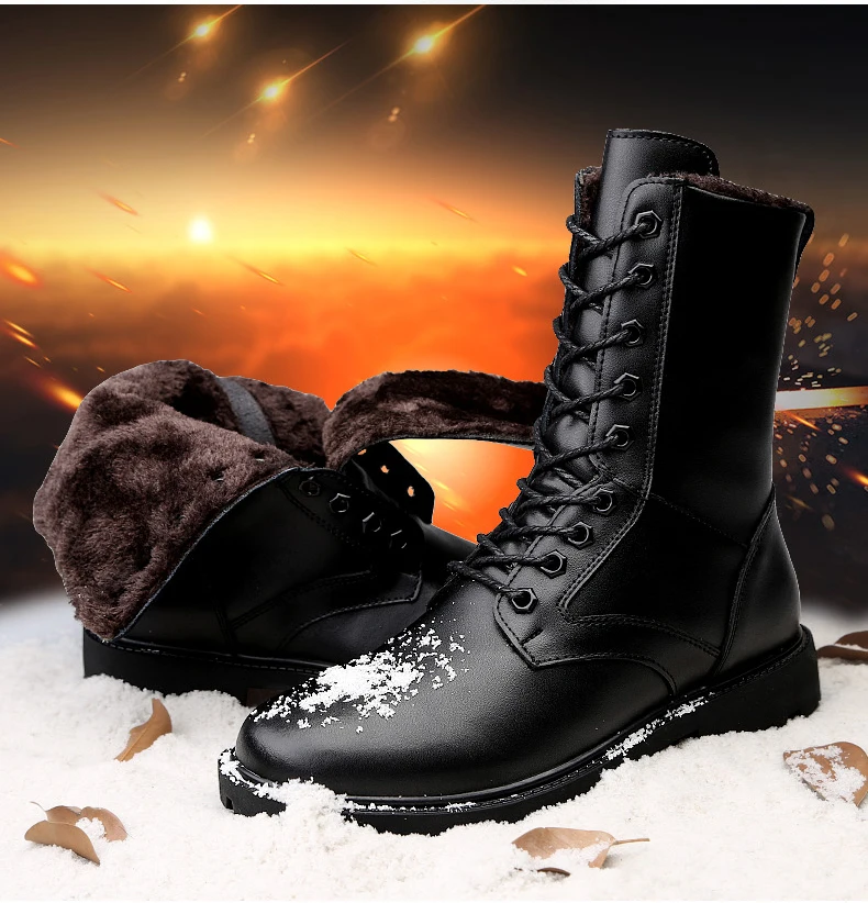 Высокие кожаные противоскользящие Военные боевые тактические сапоги солдатские армейские ботинки уличная тренировочная обувь для альпинизма обувь для пустыни на День святого Валентина