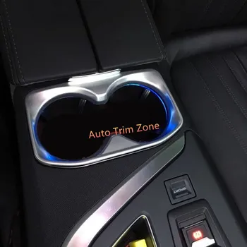 

ABS Matte Surface Interior Front Cup Holder Cover Trim For Peugeot 3008 GT 2017