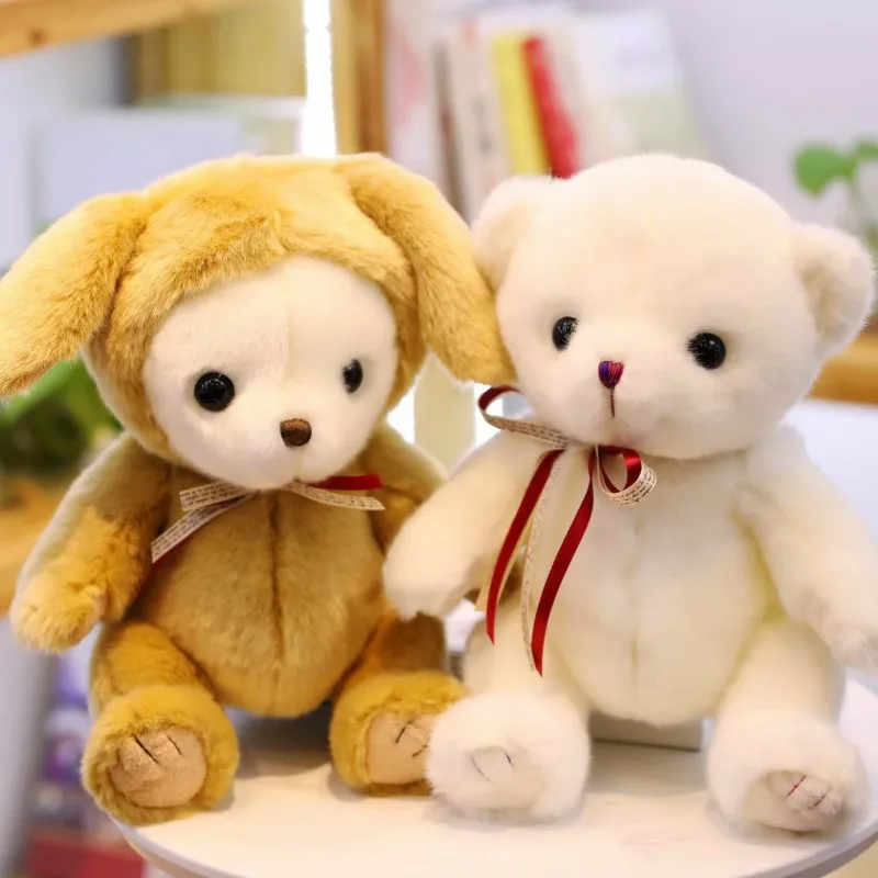 small white bear stuffed animal