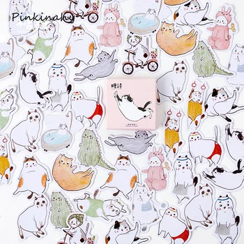 

Diary Japanese Cat Stationery Scrapbook Paper Calendar Mini Decorative Office Decoration Cute Stickers